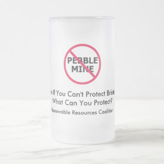 Cerveja Vidro Jateado Proteja a baía de Bristol nenhuma caneca de