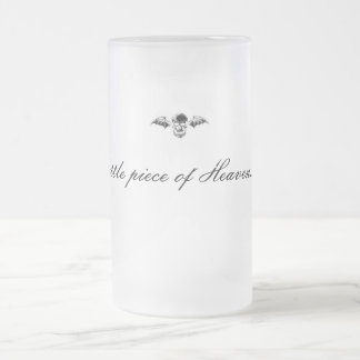 Cerveja Vidro Jateado Uma parte pequena de caneca do céu