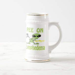 Cerveja Xixi na caneca de Lymphedema