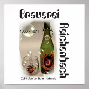 Cervejaria Reichenbach Berna poster