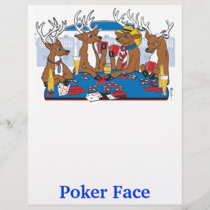 Cervo com Cara de Poker
