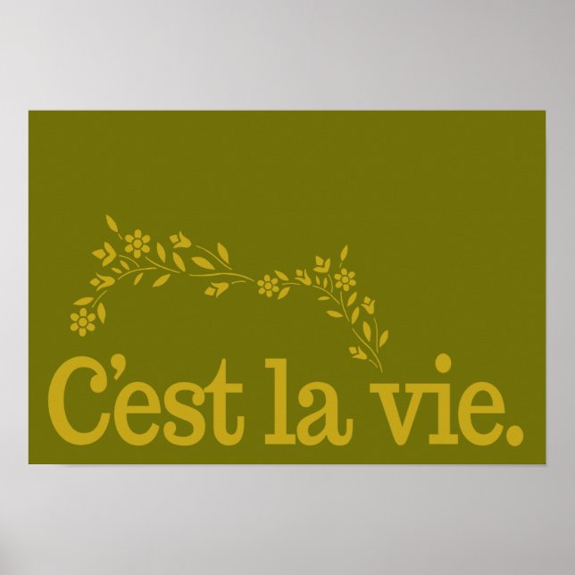 C'est La Viecustom poster (Frente)