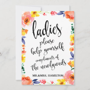 Cesta de Banheiro Feminino Sinal Floral Boho Acess