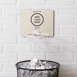 Cesta De Basquete De Brinquedo Marca Creme personalizada de logotipo para empresa