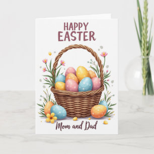 Cesta de cartão da primavera