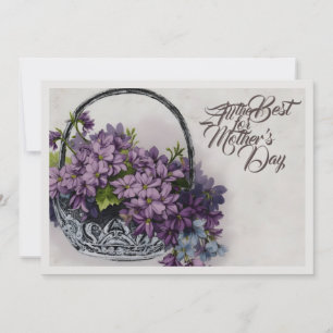 Cesta de Flores Vintage – Flora do Dia das Mães