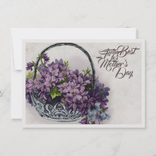 Cesta de Flores Vintage – Florescer no Dia das Mãe