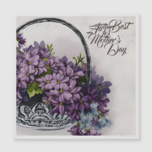 Cesta de Flores Vintage – Florescer no Dia das Mãe