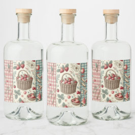 Cesta de Frutas Gingham Diversão