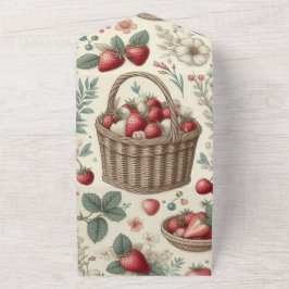 Cesta de Frutas Gingham Diversão