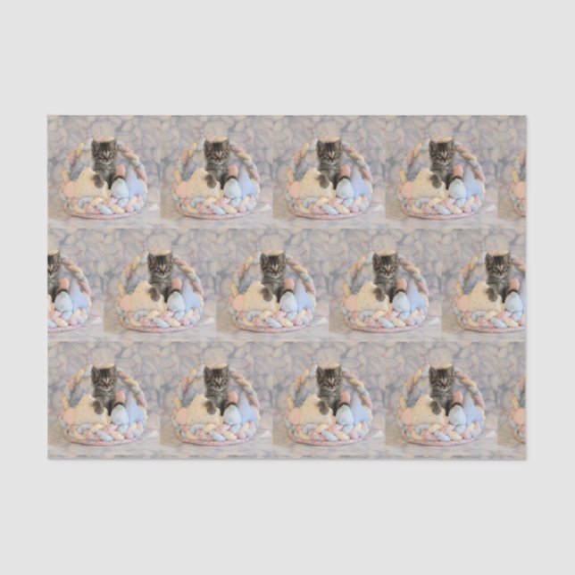 Cesta de Páscoa de Patton - Papel para tecidos de  (Frente )