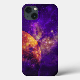 Céu Amethyst, caixa dourada do iPad da nebulosa d