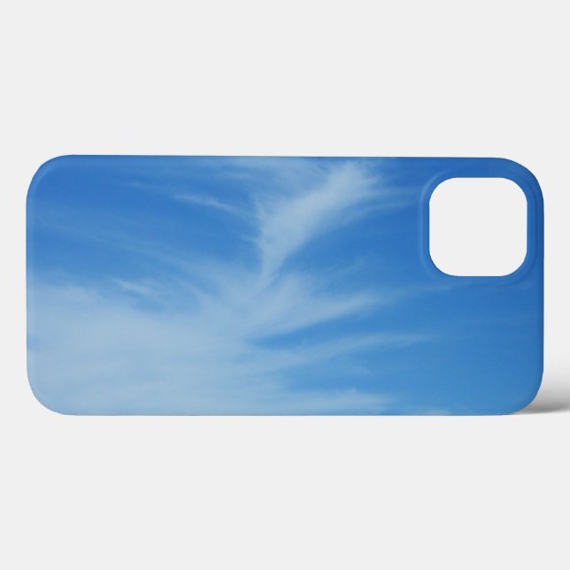 Céu Azul com Abstrato de Foto de Nuvens Brancas (Verso (horizontal))