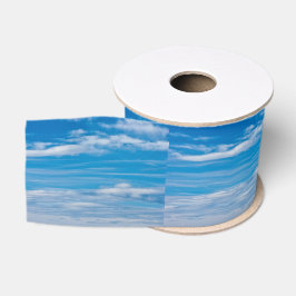 Céu Azul com Listras de Nuvem