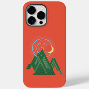 céu da lua crescente na montanha Case-Mate iPhon