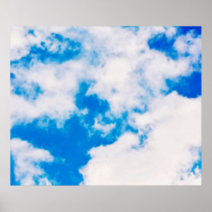 Céu e poster das nuvens