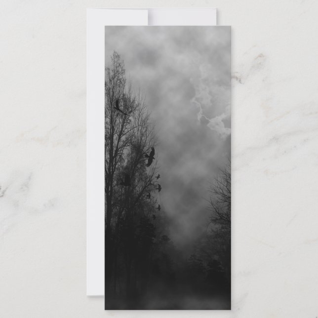 Céu Halloween Assombrado com Ravens (Frente)