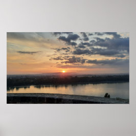 Céu Noturno de Esztergom. Poster