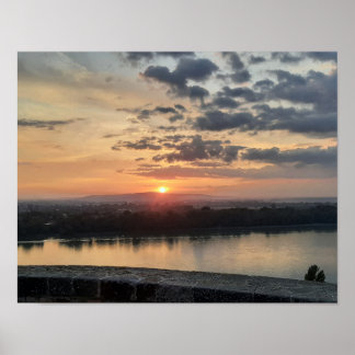 Céu Noturno de Esztergom. Poster