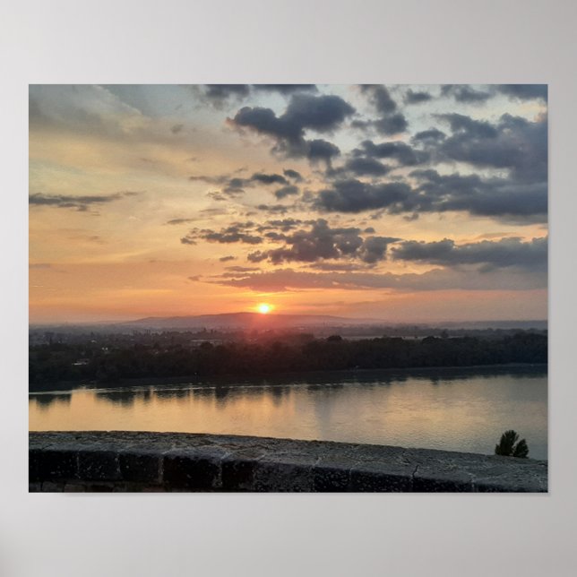 Céu Noturno de Esztergom. Poster (Frente)