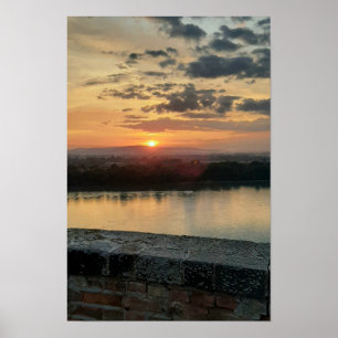 Céu Noturno de Esztergom. Poster