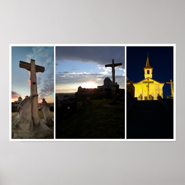 Céu Noturno de Esztergom. Poster (Frente)