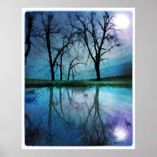 Céu noturno, poster