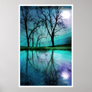 Céu noturno, poster