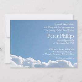 Céu Pacífico 2 com poema Anúncio Funeral