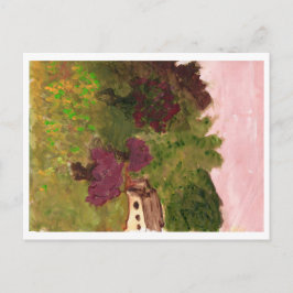 Céu Rosa, Paisagem, Casa, cartão postal