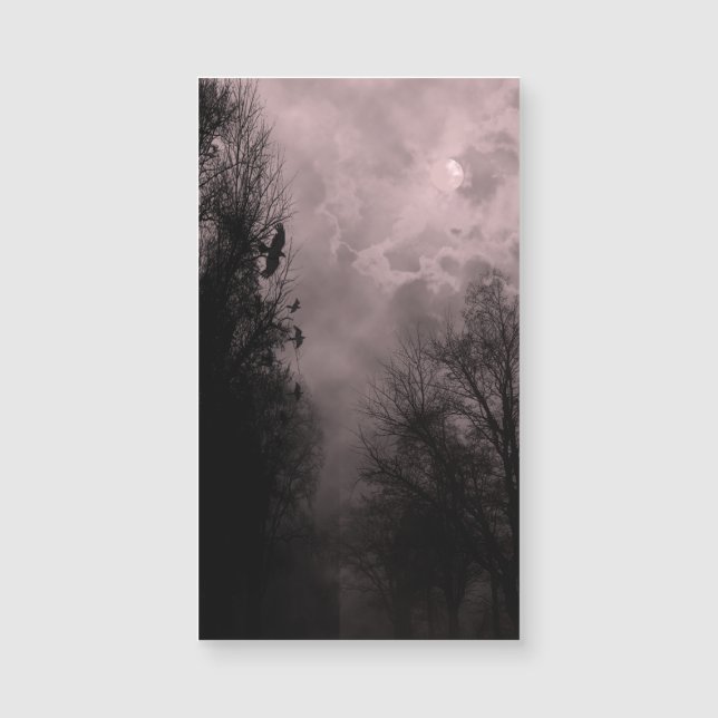 Céu Vermelho e Ravens Cartão de visita (Frente)