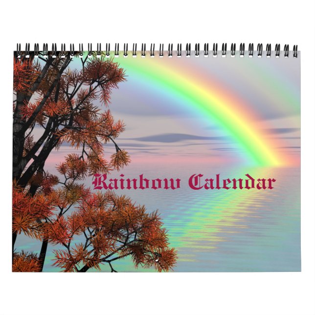 Céus Arco-íris Destino da Natureza Calendário Pers (Capa)