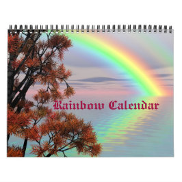 Céus Arco-íris Destino da Natureza Calendário Pers