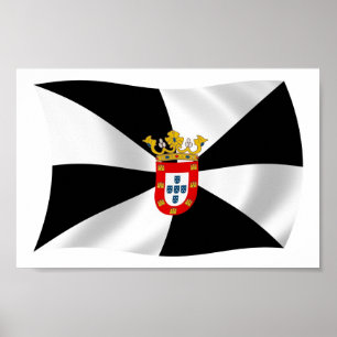 Ceuta Flag Poster Impressão