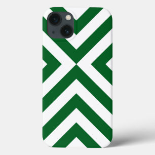 Cevrons Brancos e Verdes