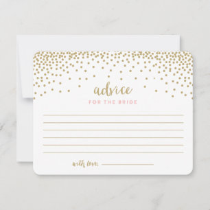 Chá Confetti Cartões de Chá de panela