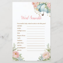 Chá de abril Jogos de Palavras de Guarda-chuva