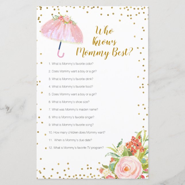 Chá De Abril Que Conhece O Melhor Jogo Da Mamãe (Frente)