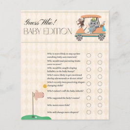 Chá de Bebê Boho Adivinhe Quem! Edição Bebê