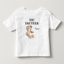 Chá de Bebê Boho Fofa Camiseta de Irmão Mais Velho