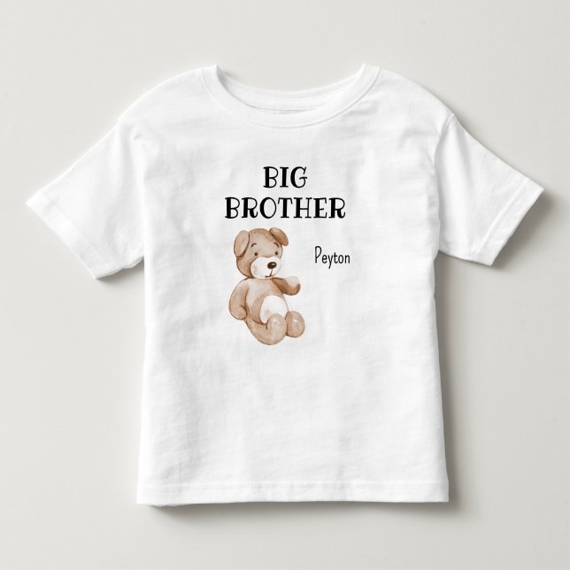 Chá de Bebê Boho Fofa Camiseta de Irmão Mais Velho (Frente)