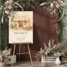 Chá de Bebê Café Bebe Neutro Elegante Marrom
