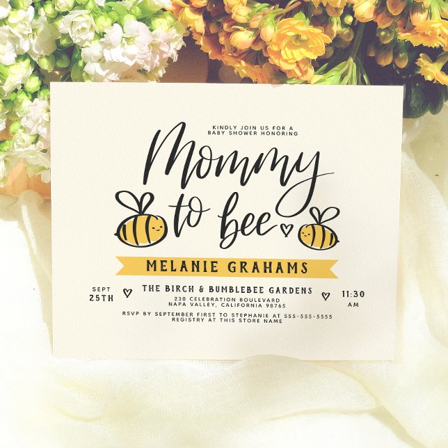 Chá de Bebê da Mamãe Abelha e Mel (Criador carregado)