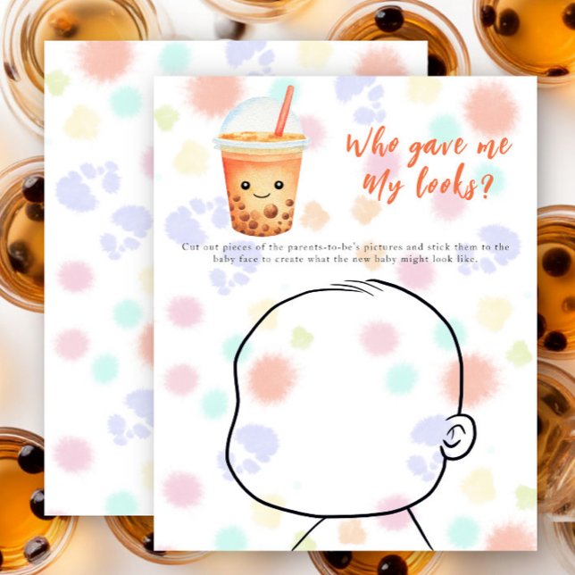 Chá de bebê de bubble tea - Quem me deu minha apar (Criador carregado)