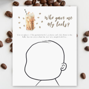 Chá de bebê de café com gelo - Quem me deu minha a
