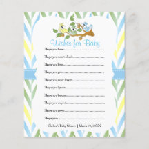 Chá de Bebê de Esquilo Pastel - Desejos