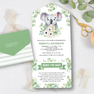 Chá de Bebê de Koala com Eucalipto Floral
