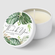 Chá de Bebê de Noiva de Verão Tropical Monstera Ag