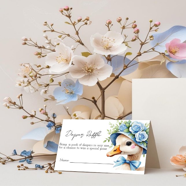 Chá de bebê do menino Um Ganso Tolo Rifas de Frald (Criador carregado)