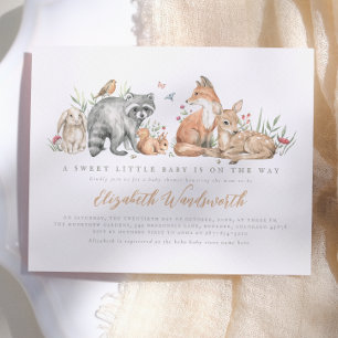 Chá de Bebê Elegante Floresta Silvestre com Orçame